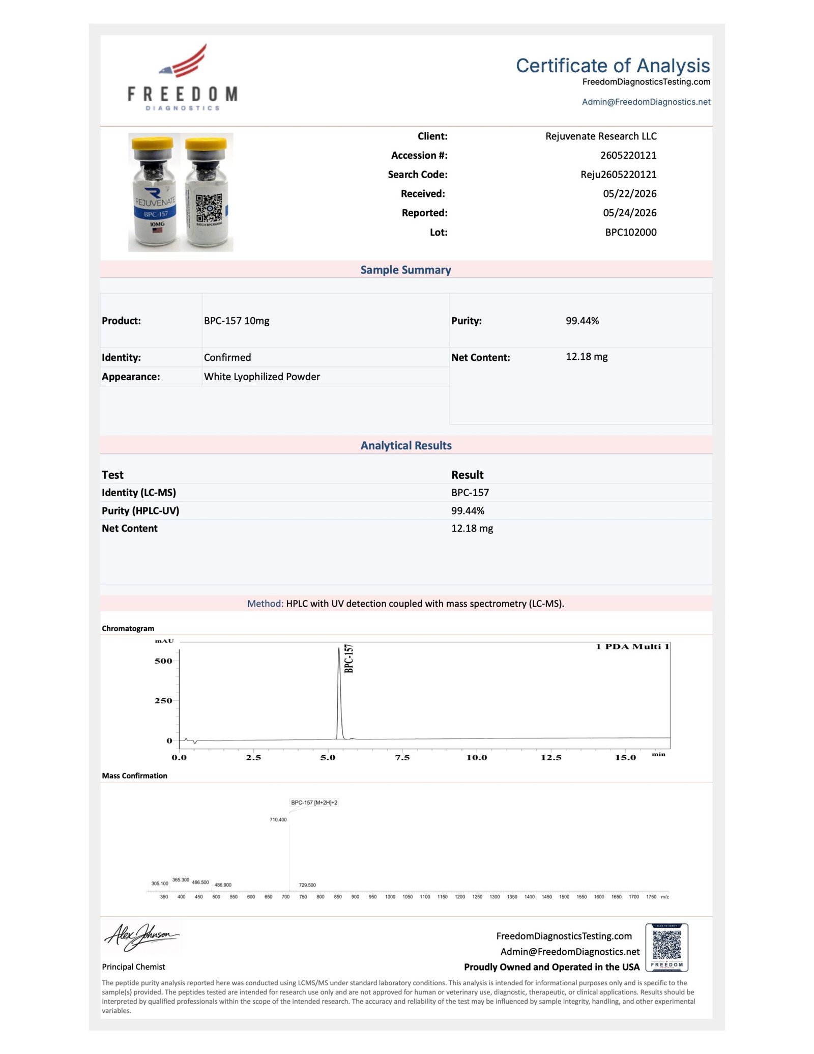 BPC-157 (Body Protection Compound-157) 10MG - Image 2